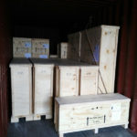 Muebles fabricados y embalados para Feria