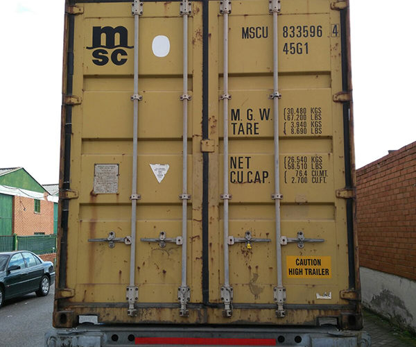 transporte Muebles fabricados y embalados para Feria